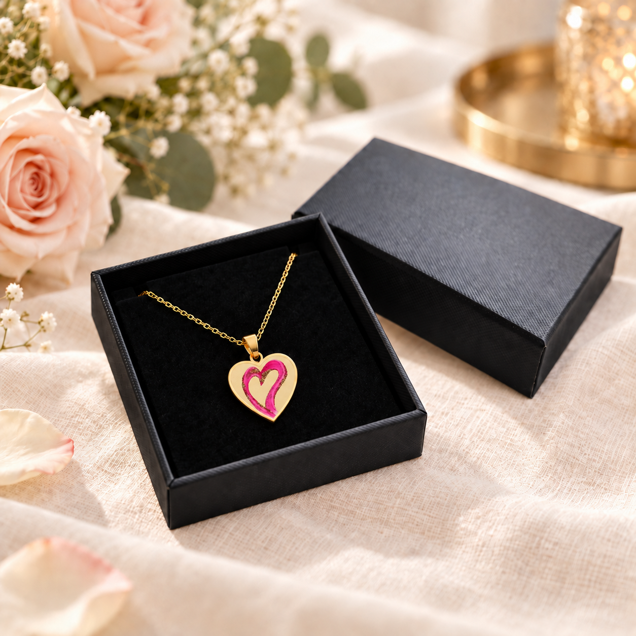 Heart Pendant Necklace "Heart Two" - Image 7