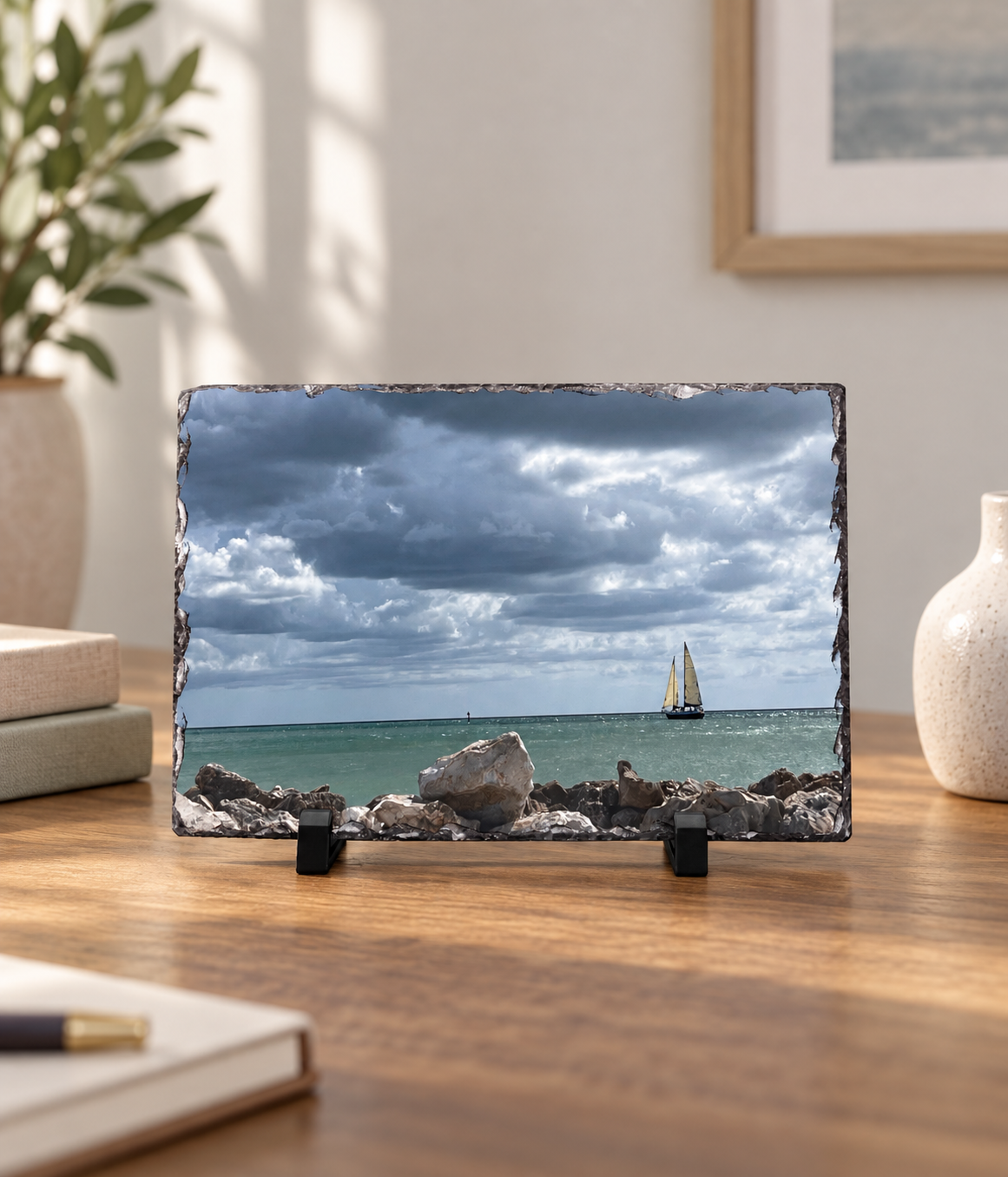 Slate Art "Storm Sailing" - Image 2