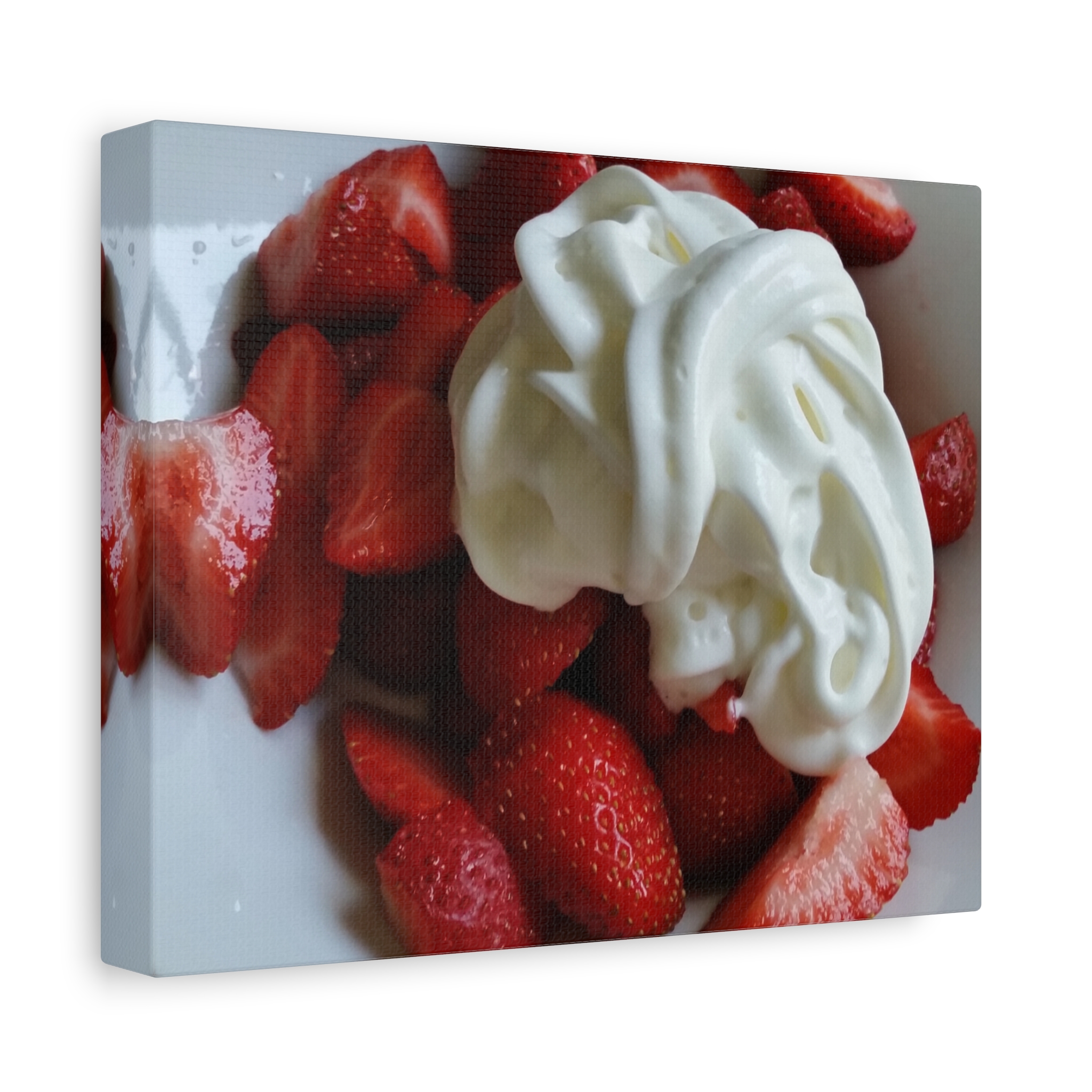 Canvas Print "Strawberries & Cream"