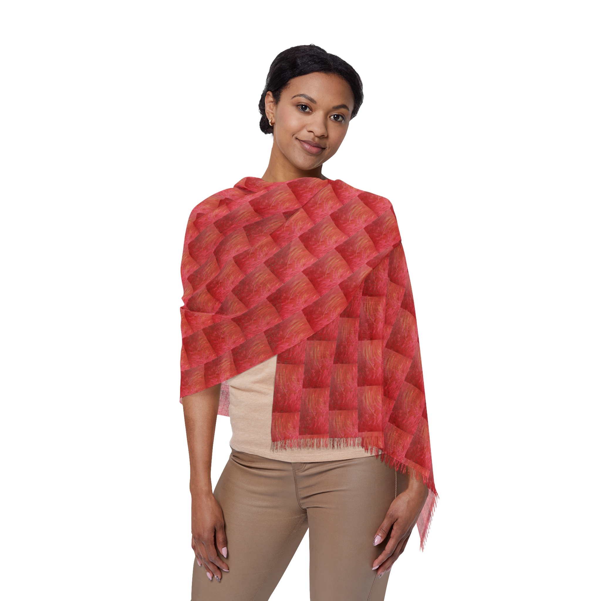 Scarf “Fire Heart” - Image 5