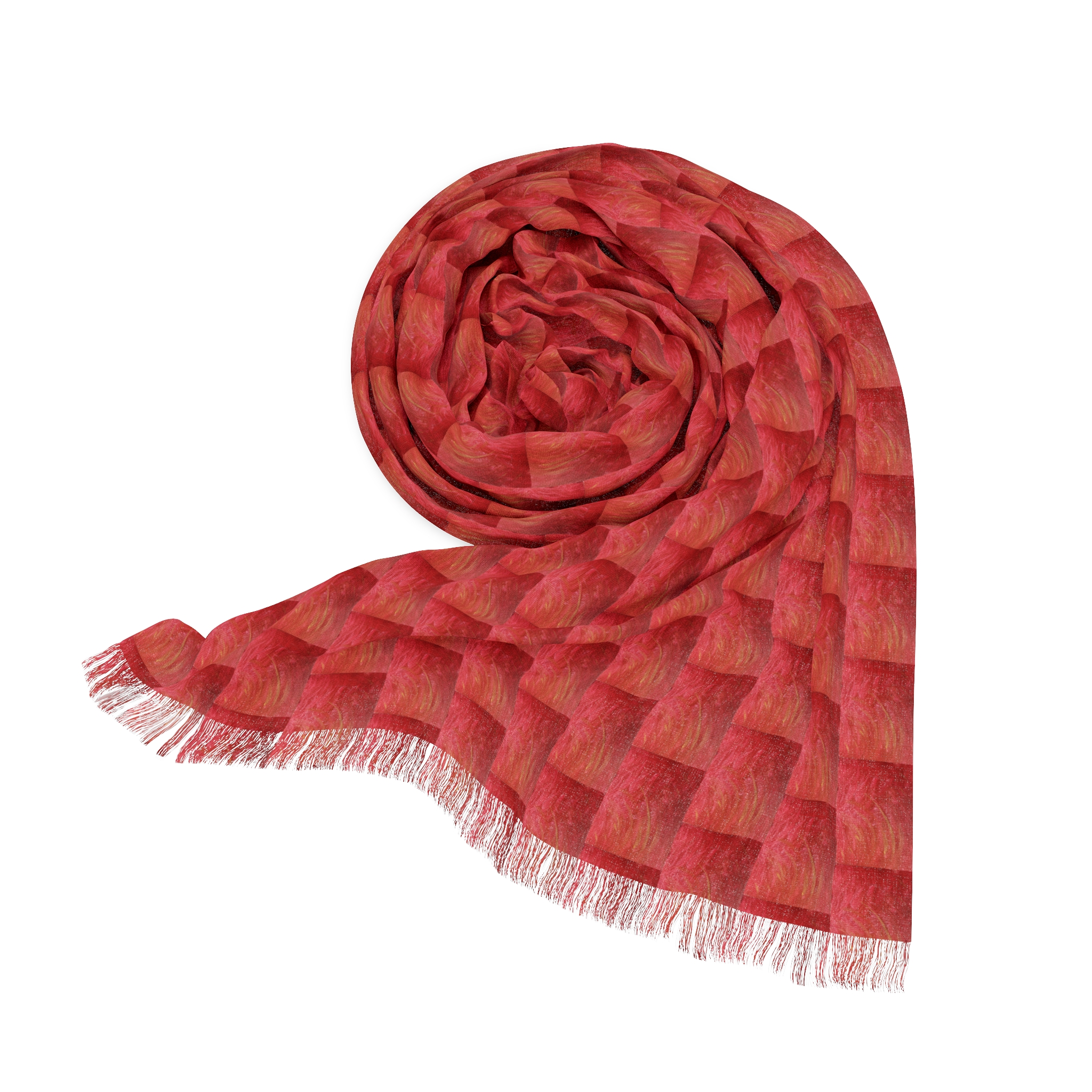 Scarf “Fire Heart”
