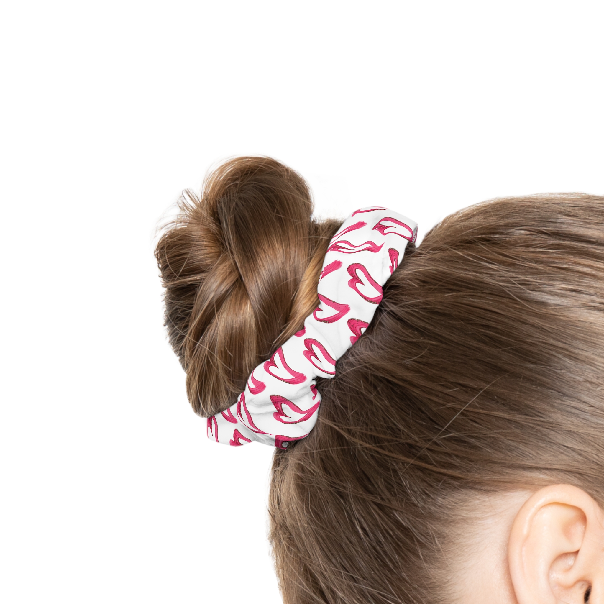 Hair Scrunchie "Heart One" - Image 4