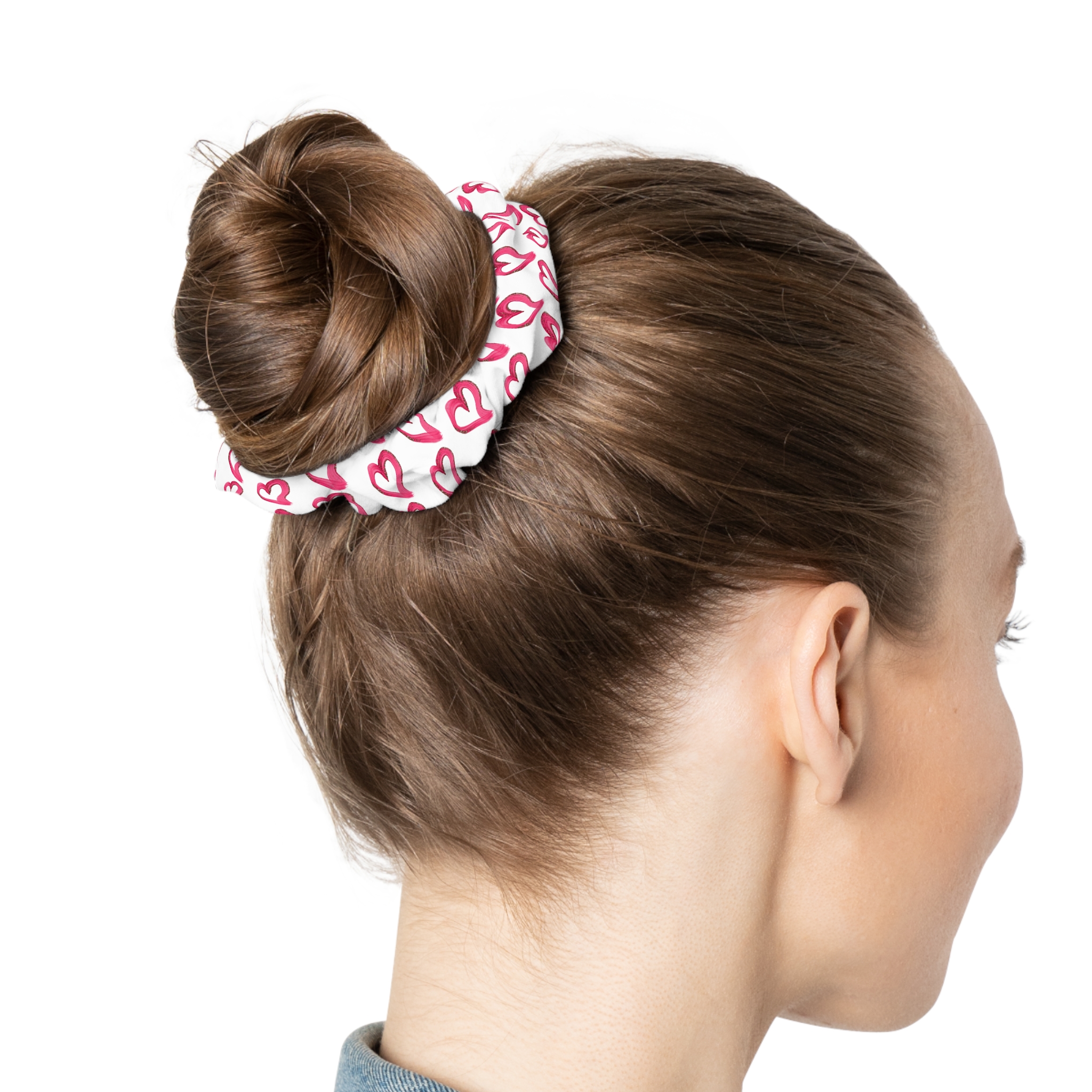 Hair Scrunchie "Heart One" - Image 3