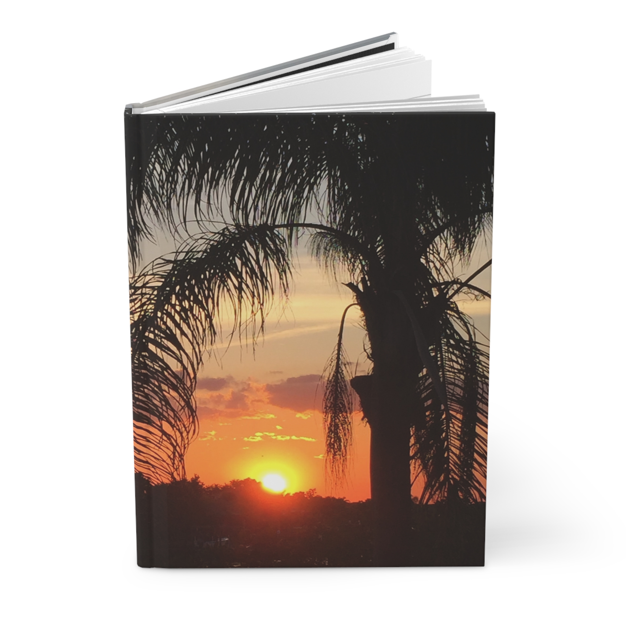 Hardcover Journal "Deck Sunset"