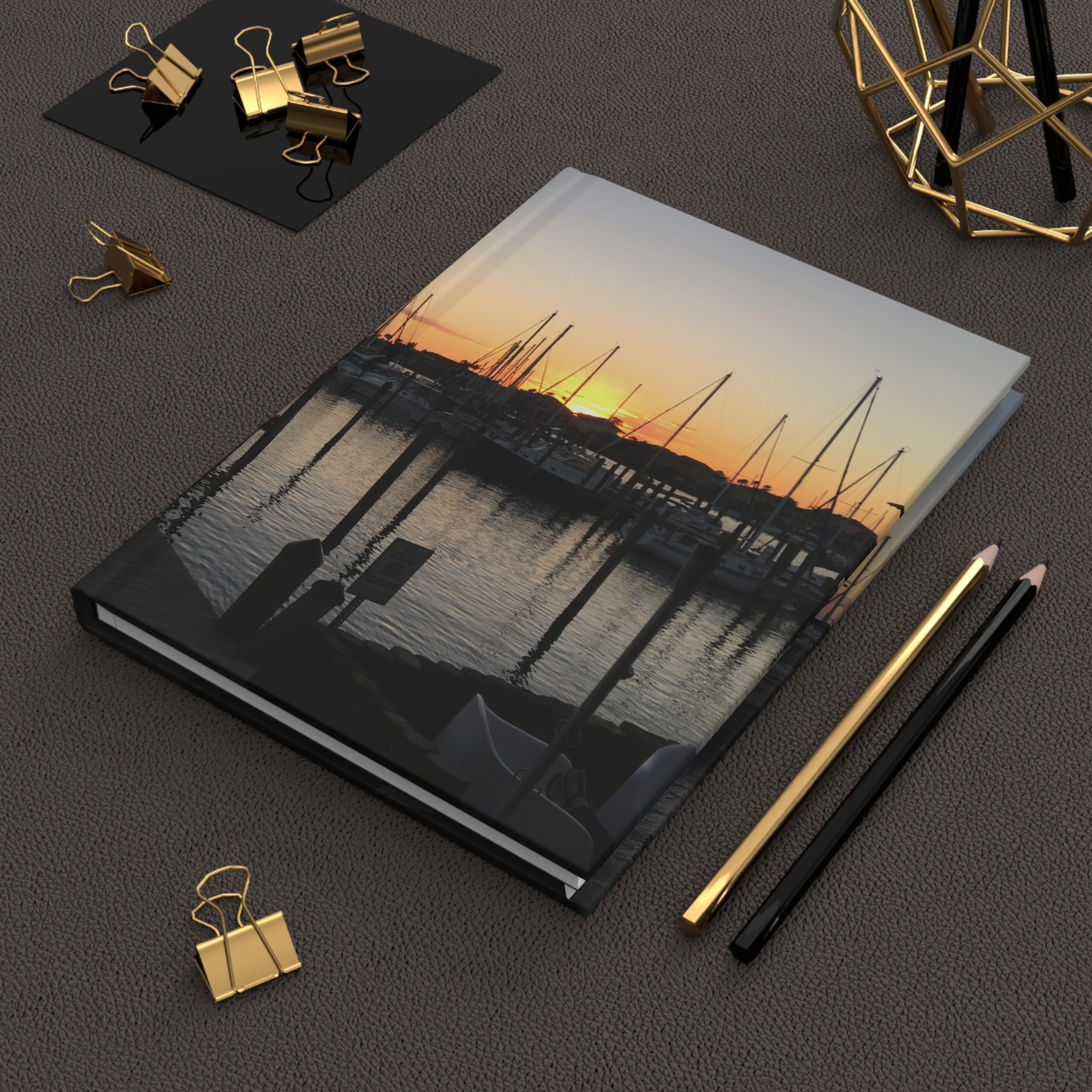 Hardcover Journal "Marina Sunset" - Image 6