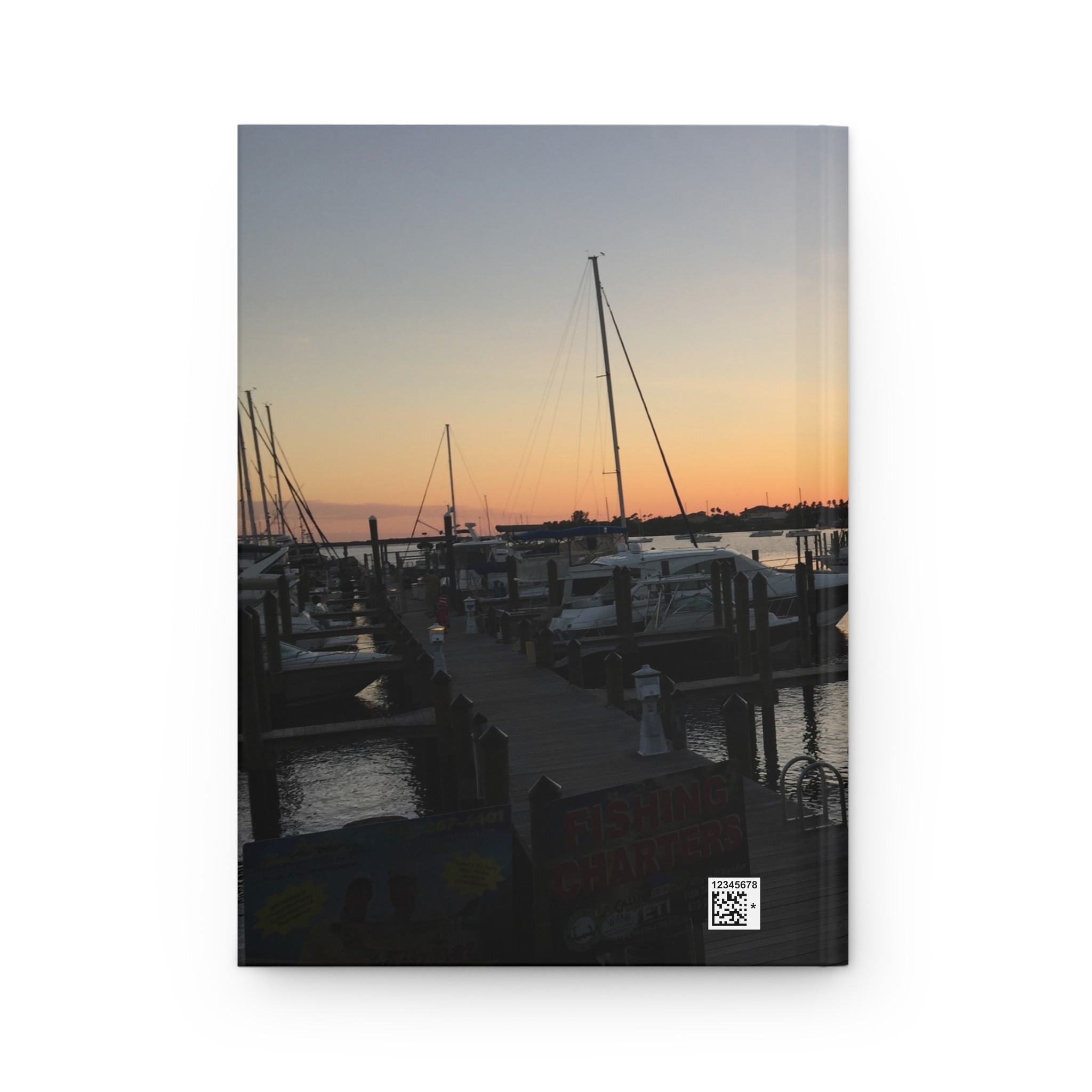 Hardcover Journal "Marina Sunset" - Image 3