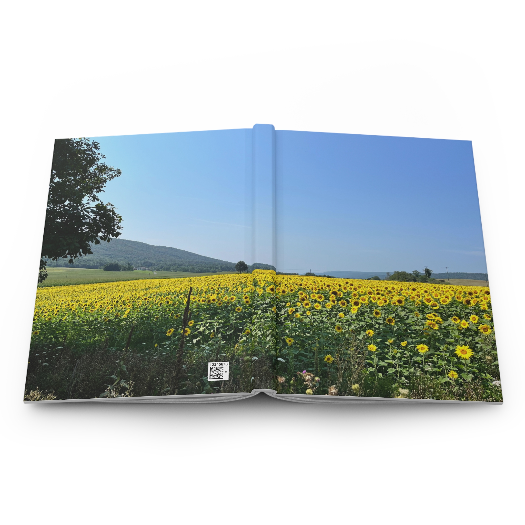 Hardcover Journal "Yellow Flower Field" - Image 5