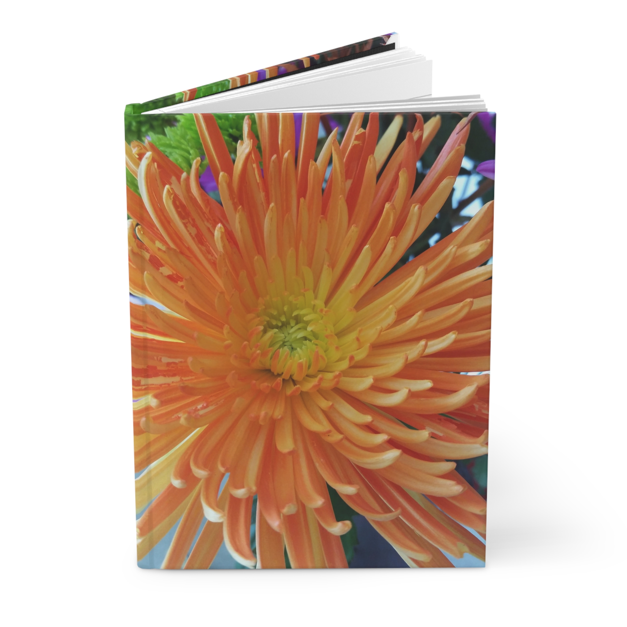 Hardcover Journal "Orange Bloom"