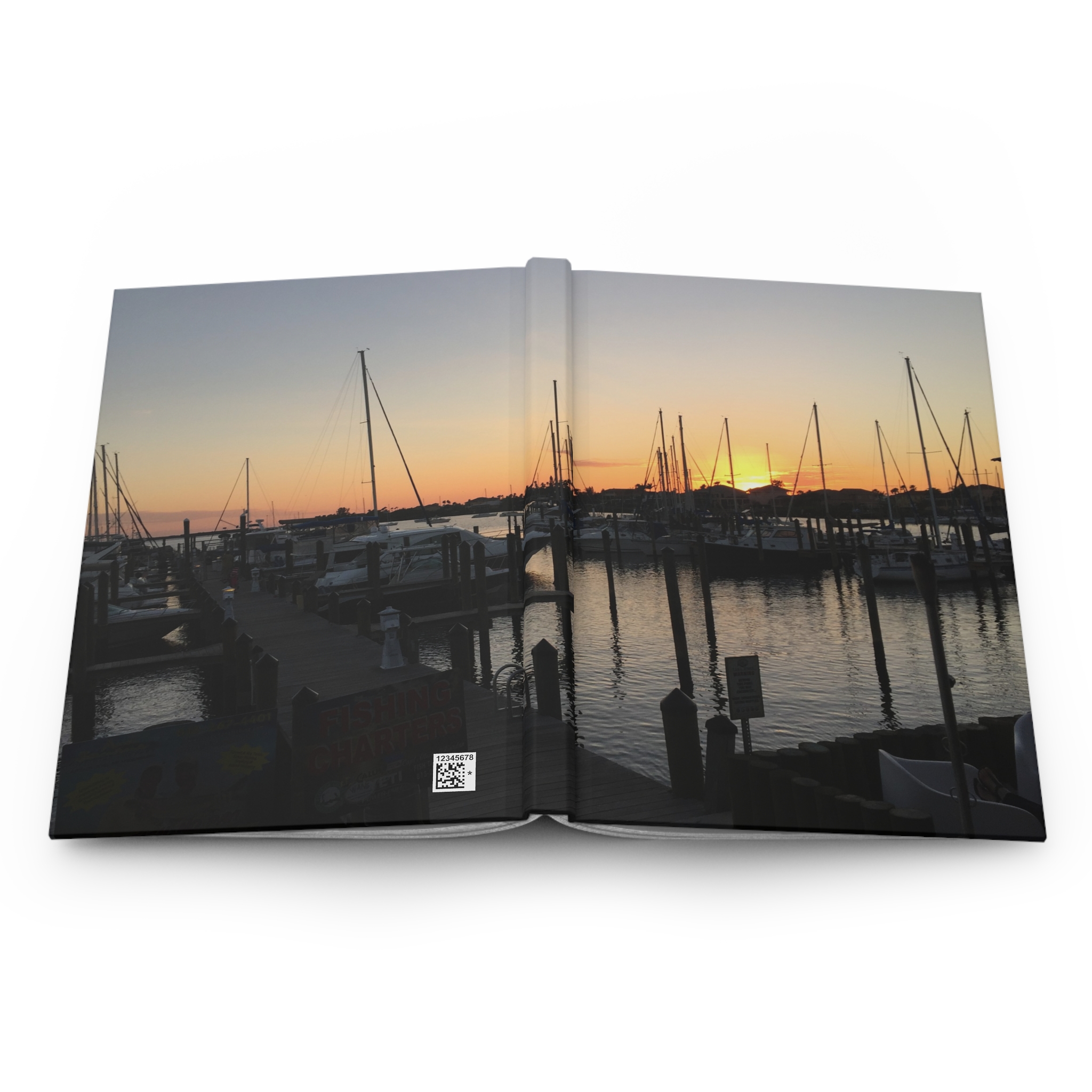 Hardcover Journal "Marina Sunset" - Image 5