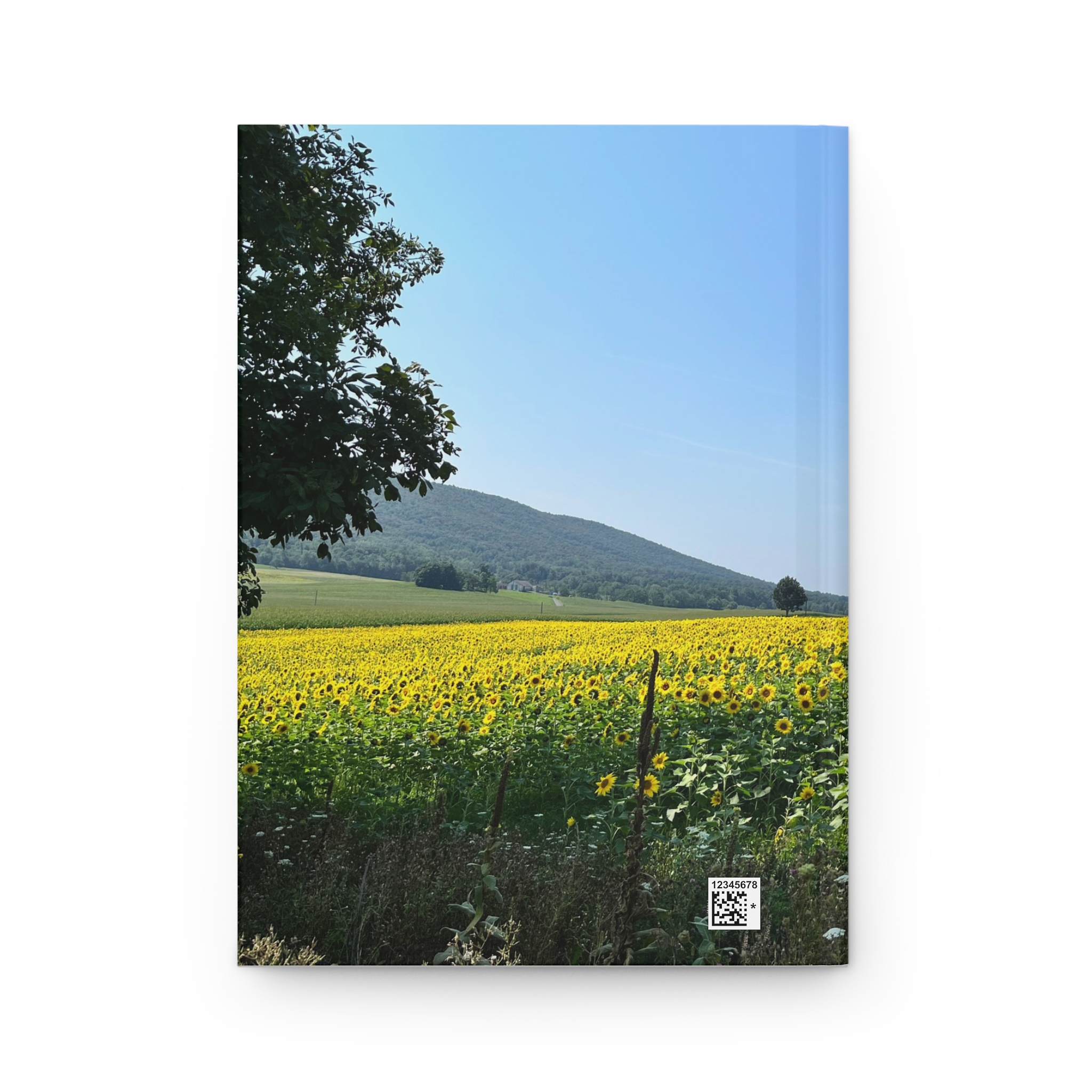 Hardcover Journal "Yellow Flower Field" - Image 3