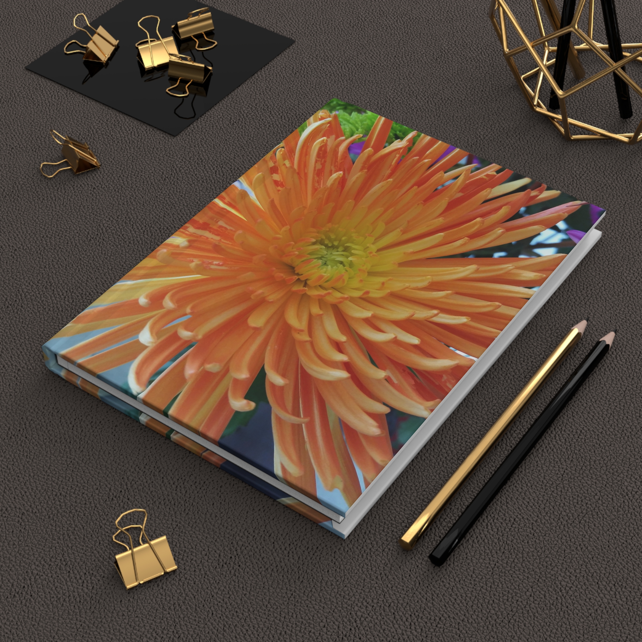 Hardcover Journal "Orange Bloom" - Image 6